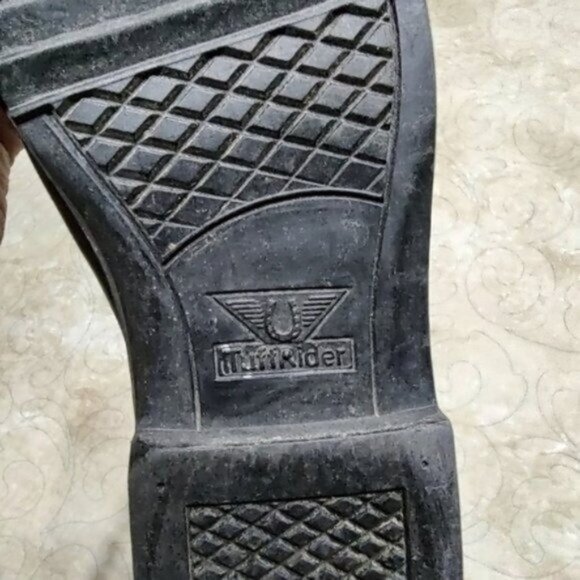 TuffRider Brown Leather Zip Front Paddock Boots 5 - Picture 10 of 12